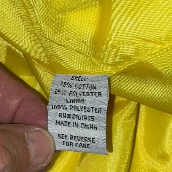 Ashro Long Yellow Jacket, Size 16 - Picture 8 of 11